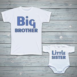 Big brother i little sister - zestaw dla rodzeństwa