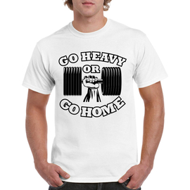 Go heavy or go home - koszulka męska