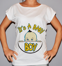 IT'S A BABY BOY  - koszulka damska