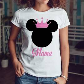Koszulka damska Mama z myszką