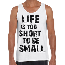 LIFE TOO SHORT - koszulka męska na ramiączkach