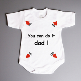 You can do it dad - body niemowlęce