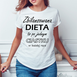 Zbilansowana DIETA - koszulka damska