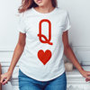 Dama serce - koszulka damska